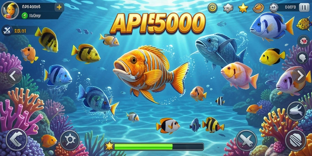 Tembak ikan dengan grafis memukau di API5000.