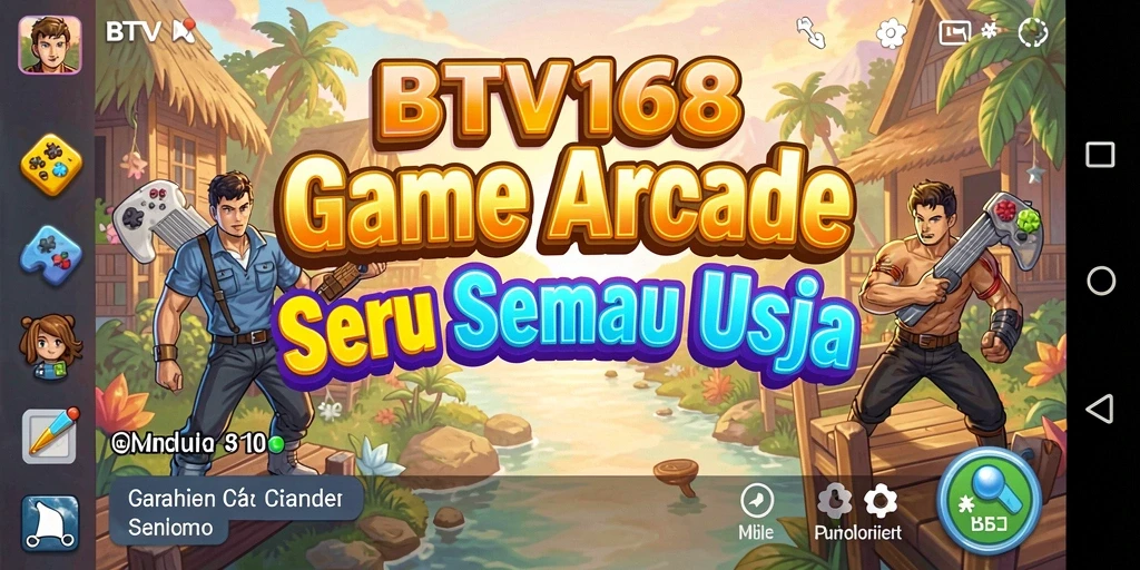Tampilan gameplay BTV168 yang penuh warna dan menantang.