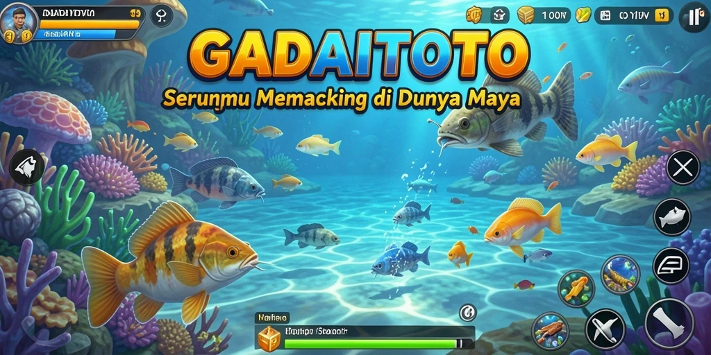 Tangkapan ikan besar dalam permainan GADAITOTO yang menegangkan.