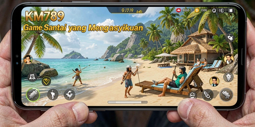 Screenshot gameplay KM789 yang menunjukkan keseruan bermain santai.