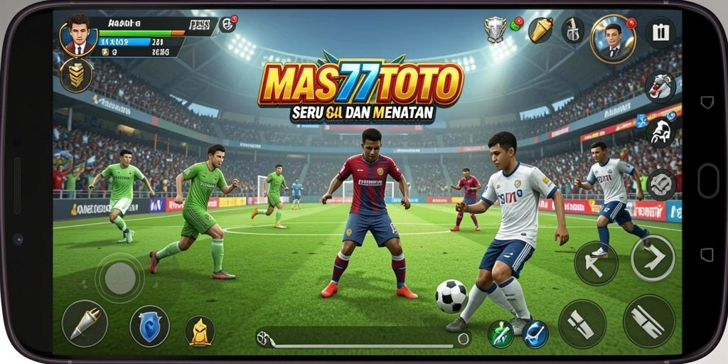 Tampilan gameplay menegangkan di MAS77TOTO dengan aksi olahraga seru.