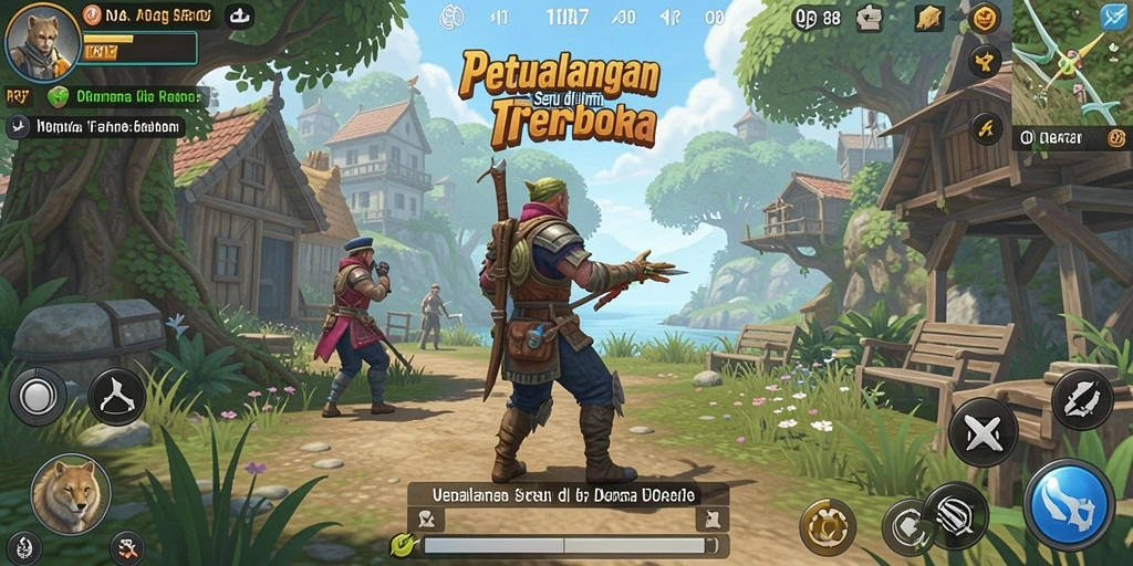 Tampilan gameplay menakjubkan di dunia terbuka ORA78.