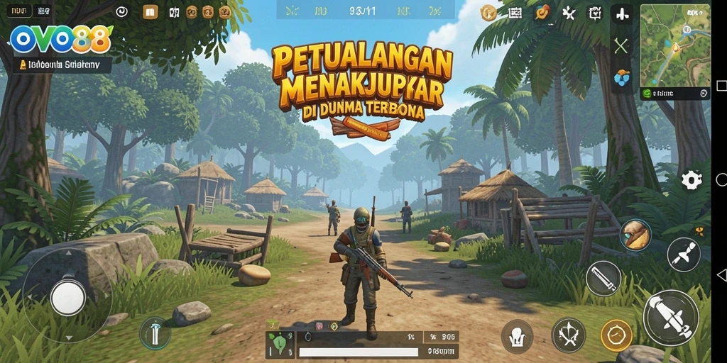 Tampilan gameplay OVO88 yang menakjubkan di dunia terbuka.