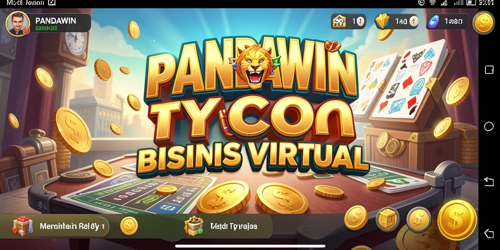 Screenshot PANDAWIN menunjukkan momen membangun bisnis yang sukses.