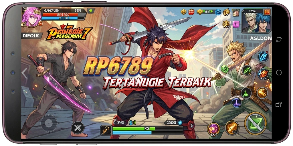 Tangkapan layar gameplay RP6789 yang penuh aksi dan animasi luar biasa.
