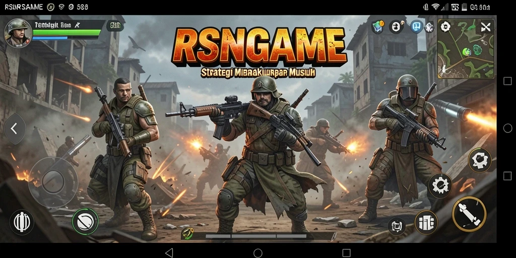 Tampilan gameplay RSNGAME yang mendebarkan dan penuh strategi.