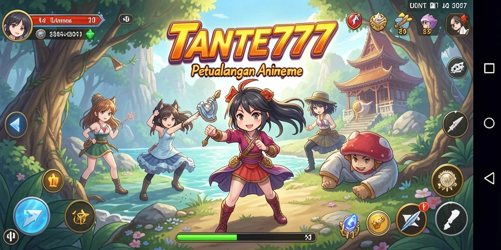 Gameplay seru di TANTE777 dengan karakter Anime yang menarik.